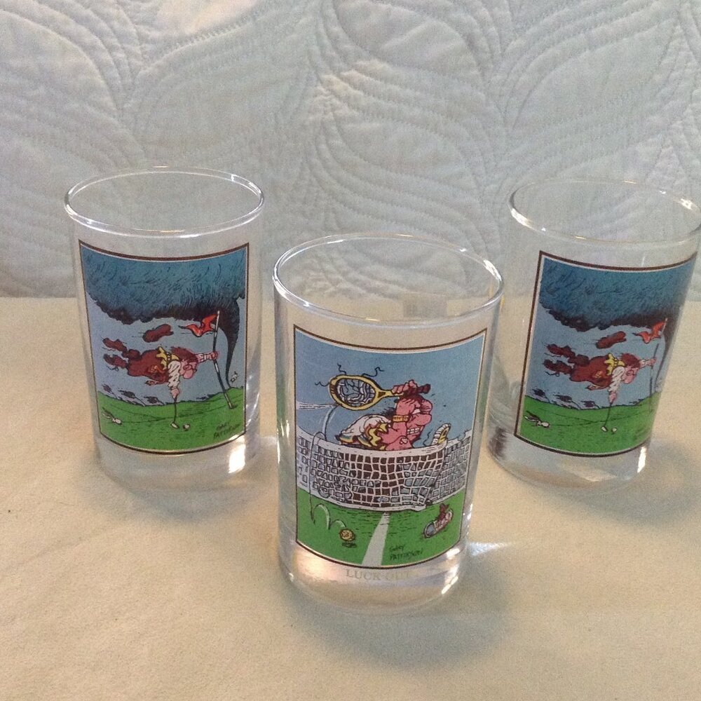 VTG 1982 3pc Set Arby's Collectable Series, Gary Patterson, Kitschy Collectibles
